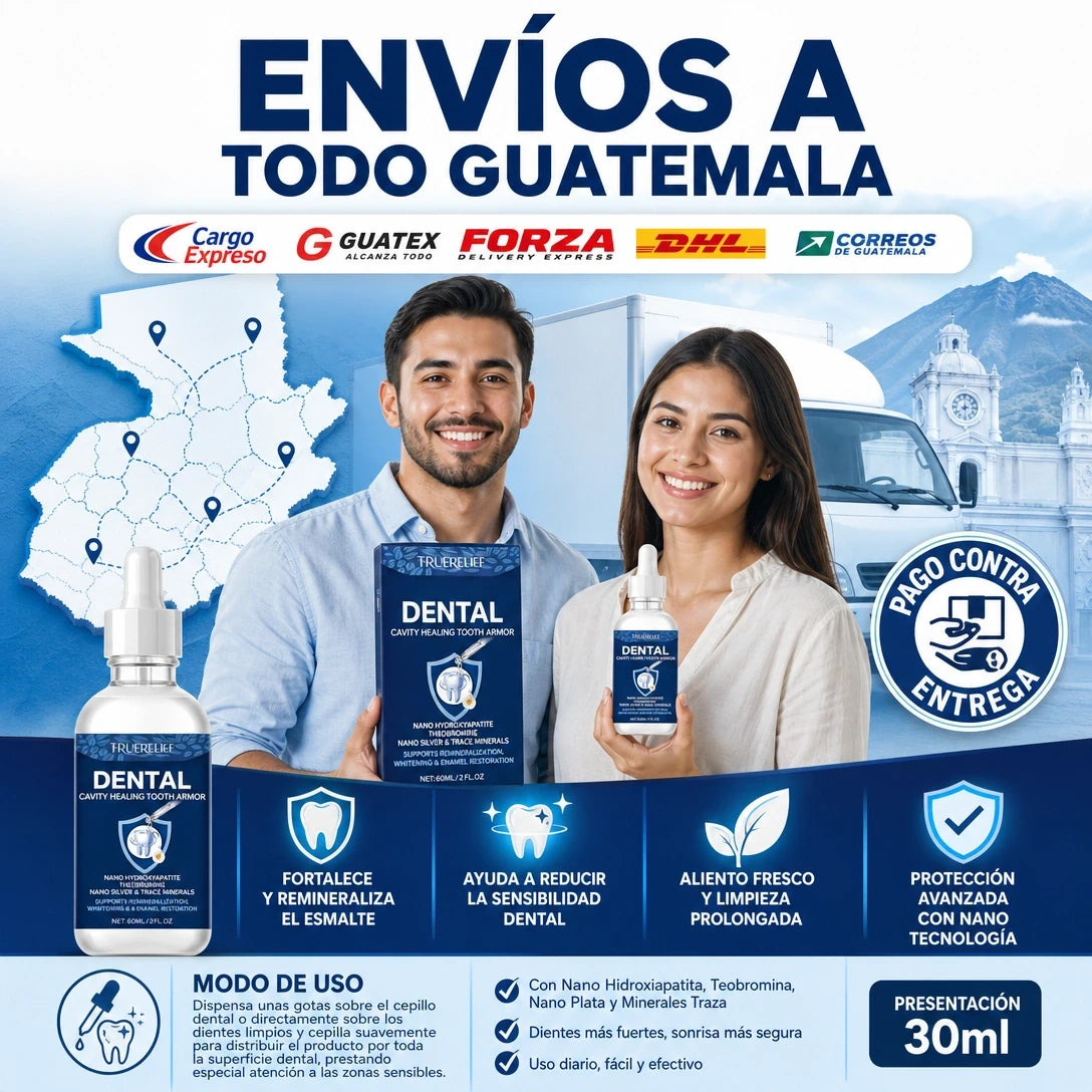 🦷 TOOTH ARMOR™ Gotas Reparadoras de Esmalte Dental | Sonrisa Fuerte y Sensible Nunca Más ✨🚚 ENVÍO GRATIS
