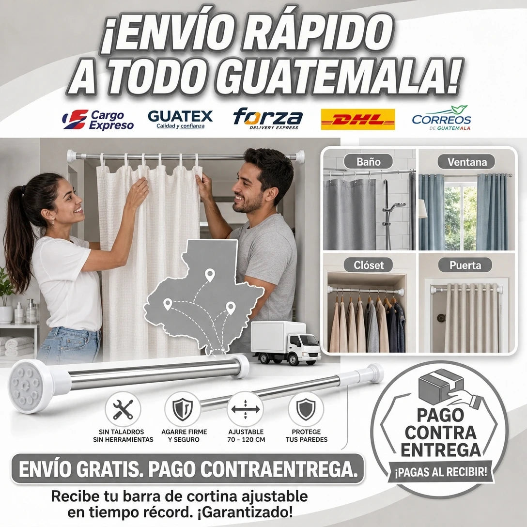 BARRA EXPANSIVA TELESCÓPICA PRO™ 🚀 | SECADO RÁPIDO + ORGANIZACIÓN PERFECTA