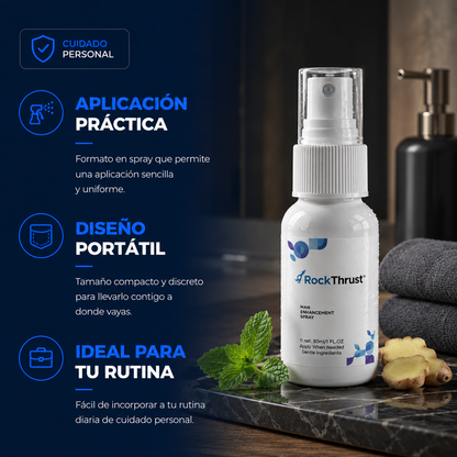 Rock Trhust Spray De Erección – Spray Tópico para Uso Externo - Envío gratis
