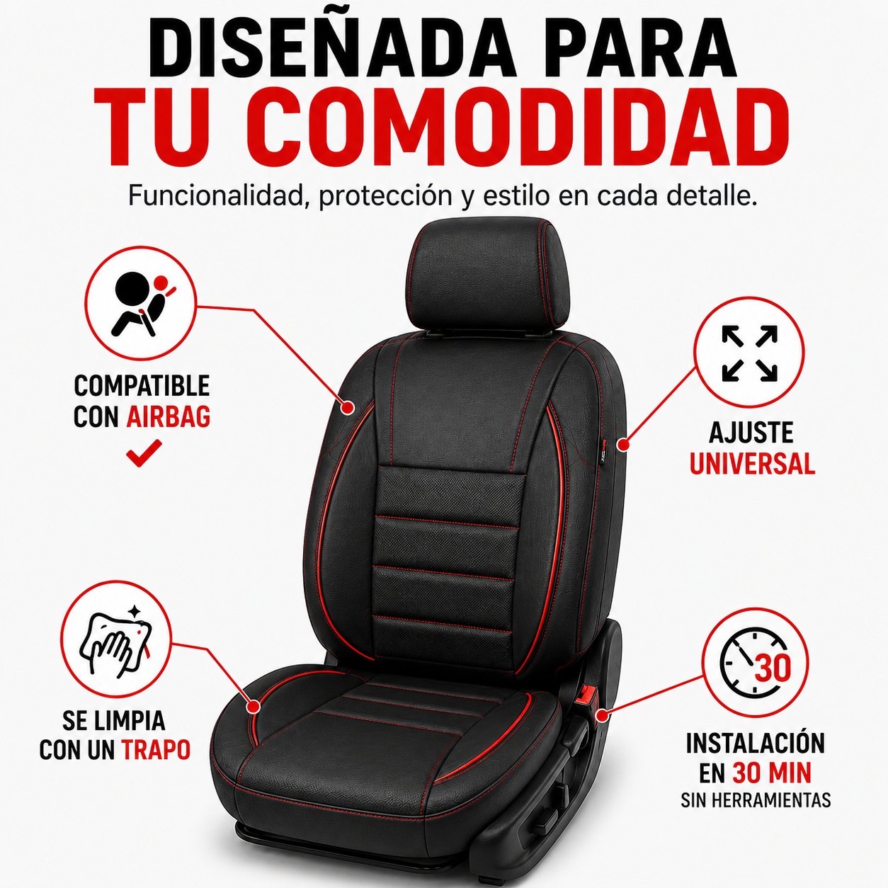 AUTO SHIELD PRO™ – FUNDAS PREMIUM 11 PIEZAS, PROTECCIÓN TOTAL EN OFERTA 🚘🔥