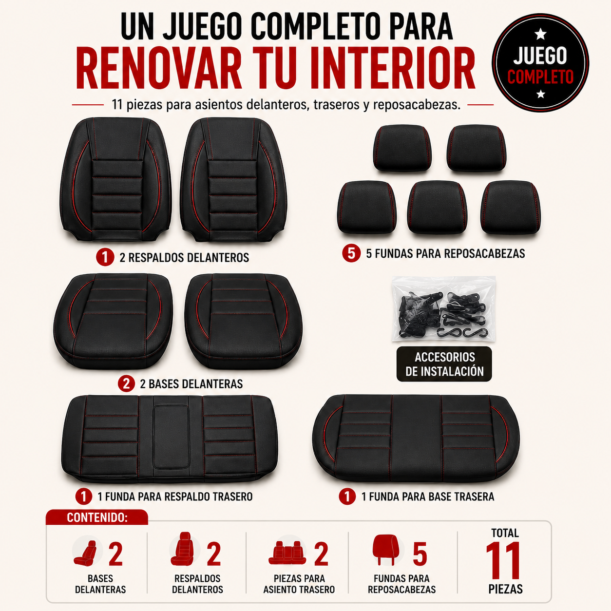 AUTO SHIELD PRO™ – FUNDAS PREMIUM 11 PIEZAS, PROTECCIÓN TOTAL EN OFERTA 🚘🔥