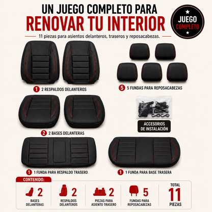 AUTO SHIELD PRO™ – FUNDAS PREMIUM 11 PIEZAS, PROTECCIÓN TOTAL EN OFERTA 🚘🔥