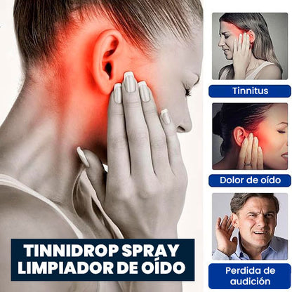 TINNIDROP SPRAY AUDITIVO 60ML – CONFORT PARA ZUMBIDOS Y CUIDADO DIARIO 👂💙 ¡OFERTA ESPECIAL!