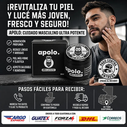 CREMA ESTIMULANTE PARA BARBA APOLO ULTRA POTENTE 80ML 🧔🔥 | ¡BARBA MÁS DENSA Y CUIDADA!