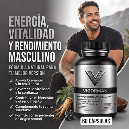 VIGORMAX® X60 CÁPSULAS – MÁS ENERGÍA, VITALIDAD Y CONFIANZA ⚡🔥