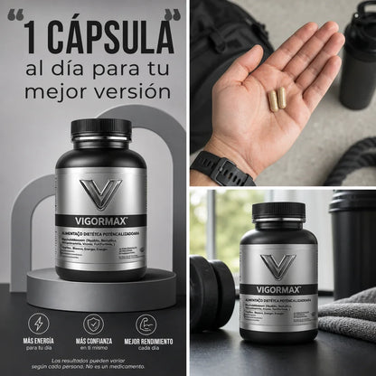 VIGORMAX® X60 CÁPSULAS – MÁS ENERGÍA, VITALIDAD Y CONFIANZA ⚡🔥
