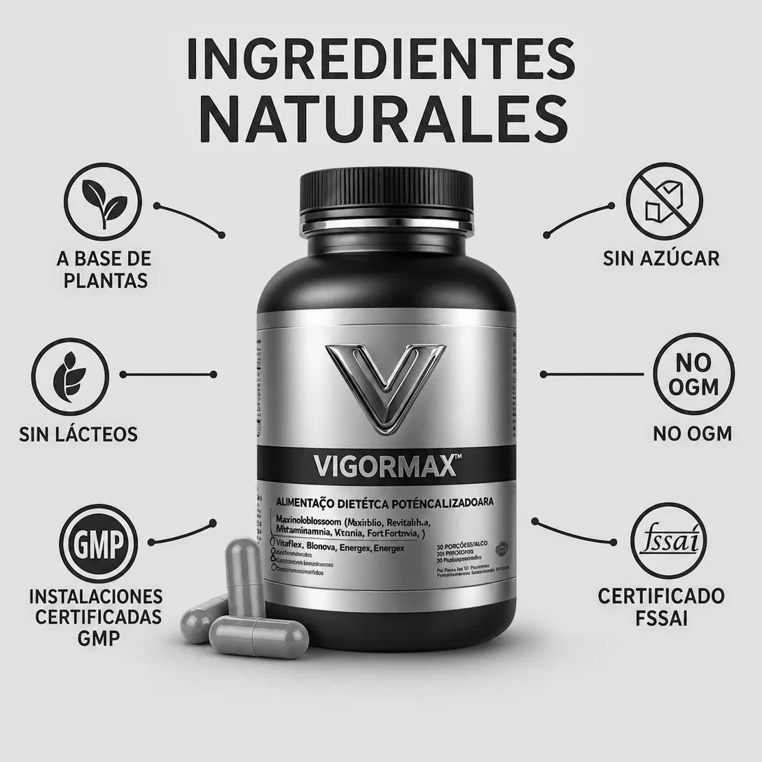 VIGORMAX® X60 CÁPSULAS – MÁS ENERGÍA, VITALIDAD Y CONFIANZA ⚡🔥