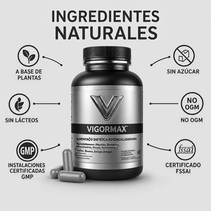 VIGORMAX® X60 CÁPSULAS – MÁS ENERGÍA, VITALIDAD Y CONFIANZA ⚡🔥