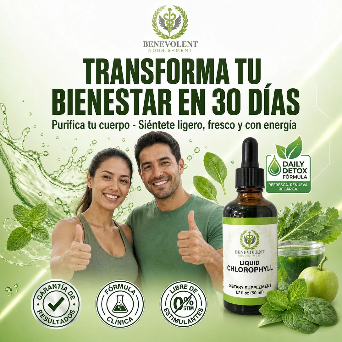 💚 CLOROFILA DETOX Líquida | Frescura Natural para tu Rutina Diaria 🌿✨ ENVÍO GRATIS