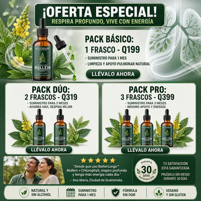 MULLEIN DETOX PULMONAR 120 ML 🌿💧 — Gotas de Gordolobo para Apoyo Respiratorio y Bienestar Diario 😮‍💨✨