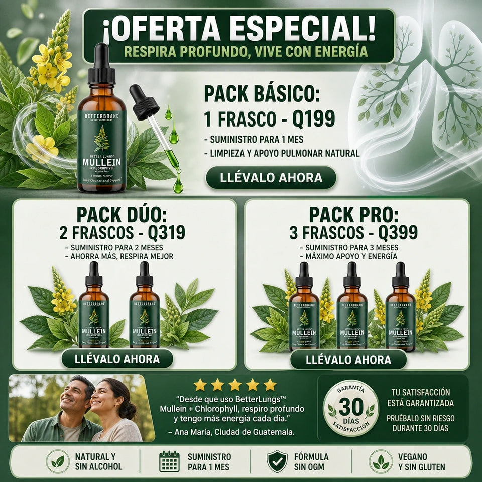 MULLEIN DETOX PULMONAR GOTAS GORDOLOBO