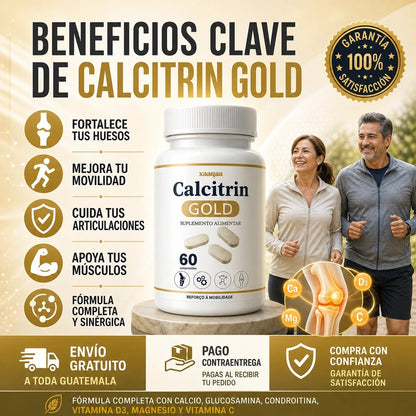 CALCITRIN GOLD 6 EN 1 🦴✨ — MOVILIDAD, HUESOS Y ARTICULACIONES EN UNA SOLA FÓRMULA 💪🔥