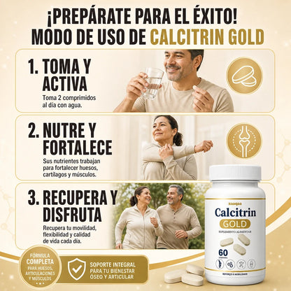 CALCITRIN GOLD 6 EN 1 🦴✨ — MOVILIDAD, HUESOS Y ARTICULACIONES EN UNA SOLA FÓRMULA 💪🔥