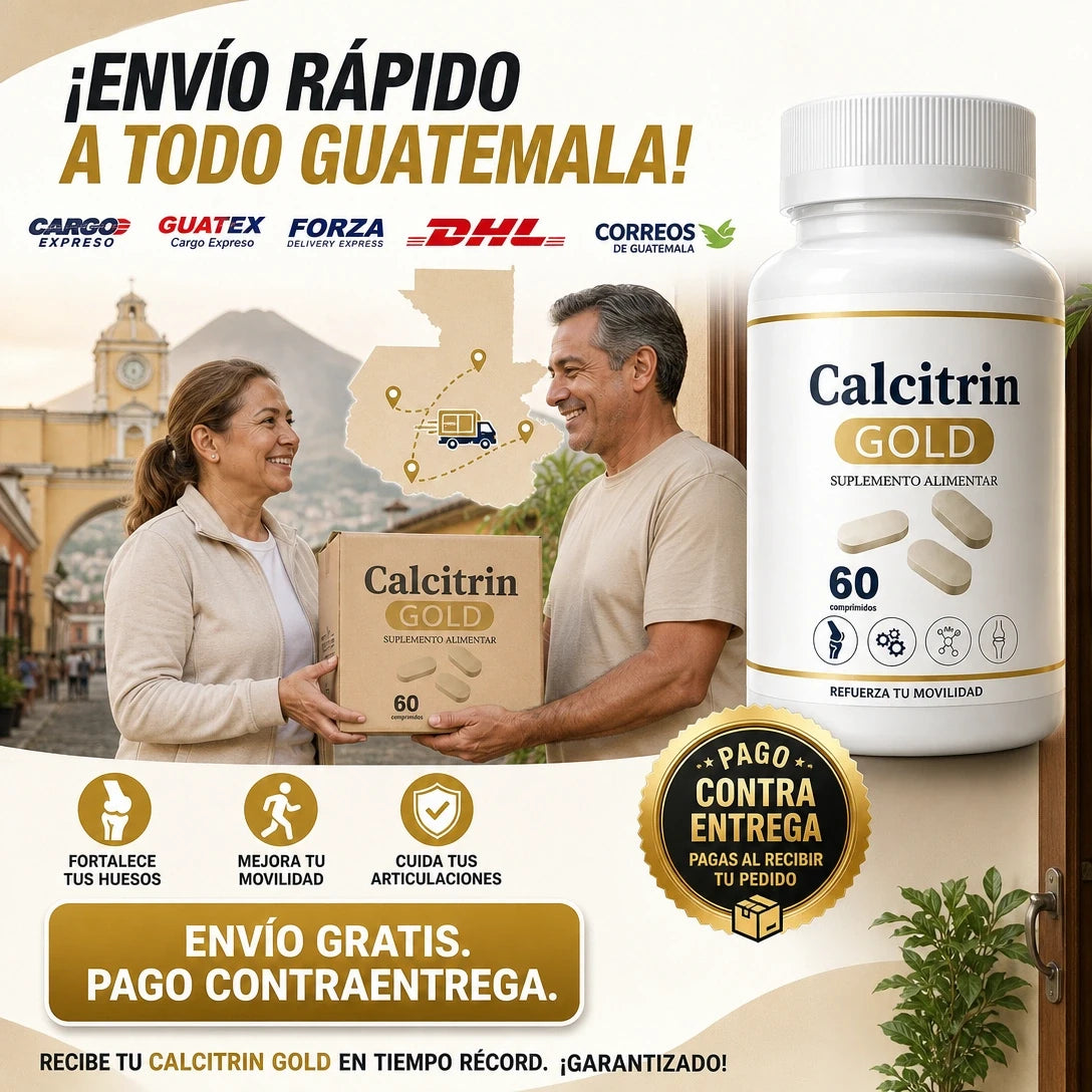 CALCITRIN GOLD 6 EN 1 🦴✨ — MOVILIDAD, HUESOS Y ARTICULACIONES EN UNA SOLA FÓRMULA 💪🔥