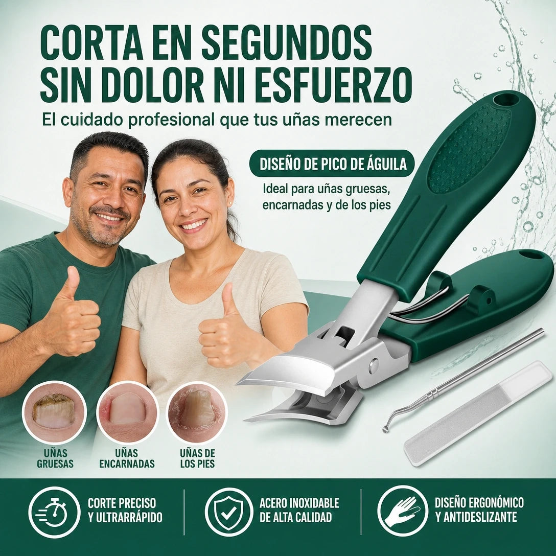 SET DE CORTA UÑAS PROFESIONAL ✨ Corte Preciso y Cuidado Completo 💅🚚 Envío Gratis