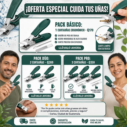 SET DE CORTA UÑAS PROFESIONAL ✨ Corte Preciso y Cuidado Completo 💅🚚 Envío Gratis