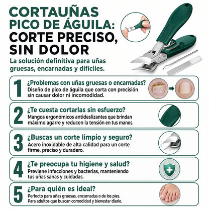 SET DE CORTA UÑAS PROFESIONAL ✨ Corte Preciso y Cuidado Completo 💅🚚 Envío Gratis