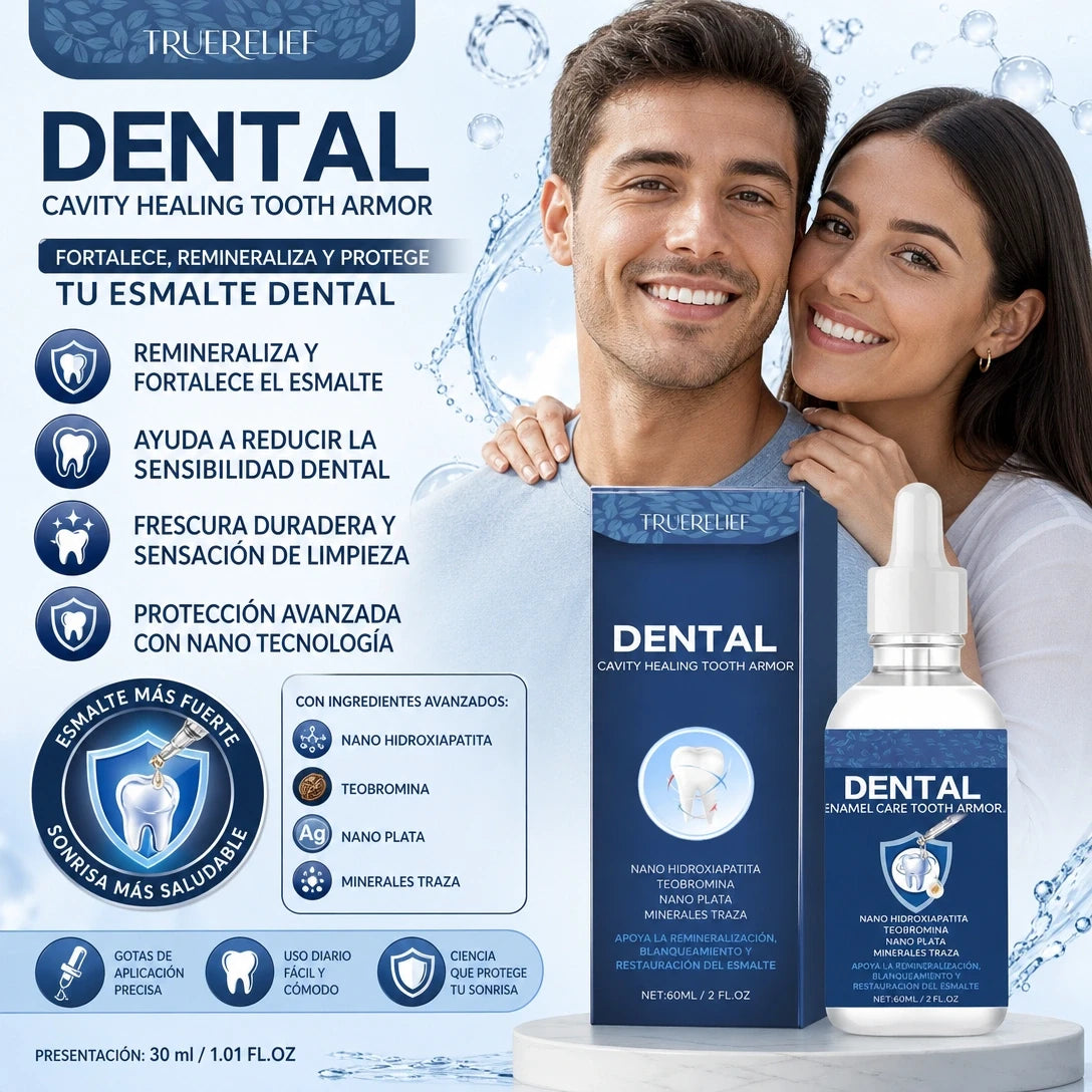 🦷 TOOTH ARMOR™ Gotas Reparadoras de Esmalte Dental | Sonrisa Fuerte y Sensible Nunca Más ✨🚚 ENVÍO GRATIS