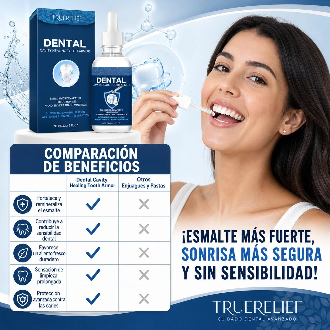 🦷 TOOTH ARMOR™ Gotas Reparadoras de Esmalte Dental | Sonrisa Fuerte y Sensible Nunca Más ✨🚚 ENVÍO GRATIS