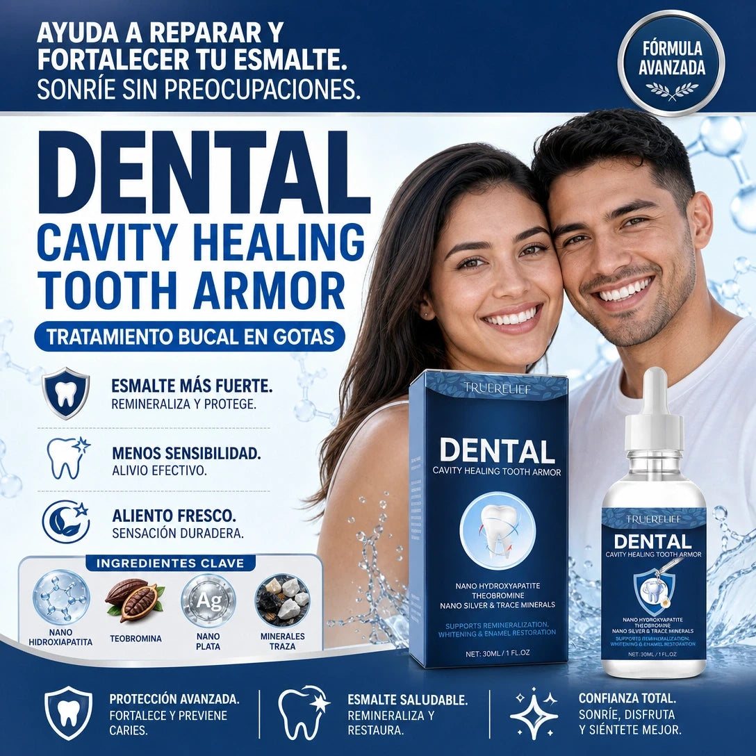 🦷 TOOTH ARMOR™ Gotas Reparadoras de Esmalte Dental | Sonrisa Fuerte y Sensible Nunca Más ✨🚚 ENVÍO GRATIS