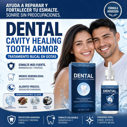 🦷 TOOTH ARMOR™ Gotas Reparadoras de Esmalte Dental | Sonrisa Fuerte y Sensible Nunca Más ✨🚚 ENVÍO GRATIS
