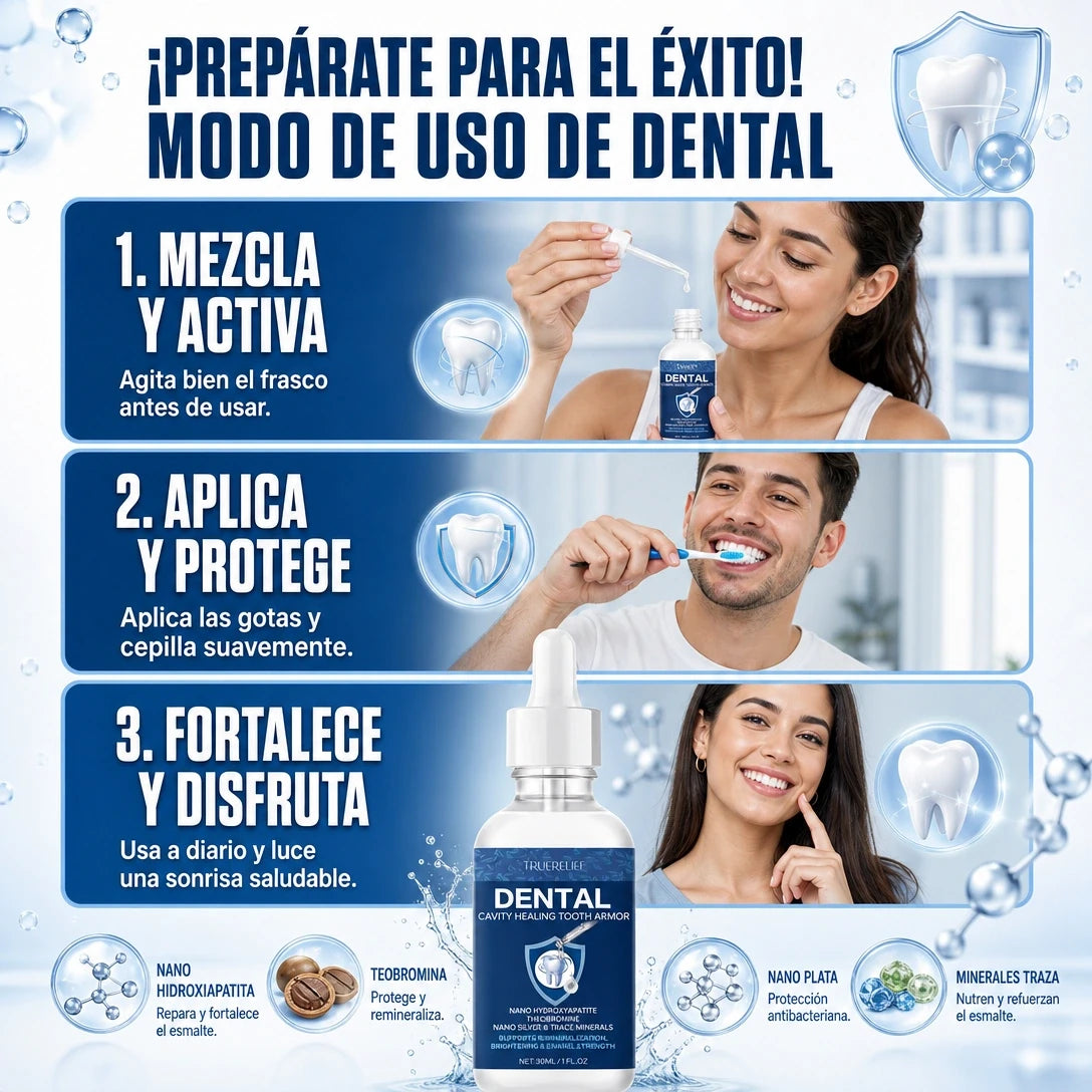 🦷 TOOTH ARMOR™ Gotas Reparadoras de Esmalte Dental | Sonrisa Fuerte y Sensible Nunca Más ✨🚚 ENVÍO GRATIS