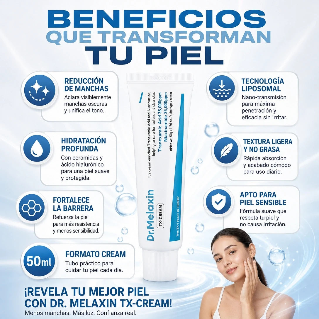 DR. MELAXIN TX-CREAM ✨ | DOBLE 35,000 PPM + OFERTA ESPECIAL 🔥