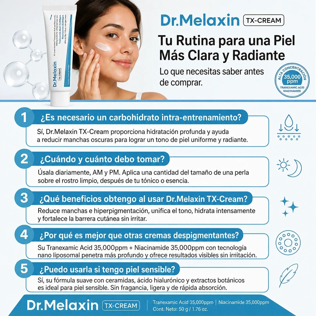 DR. MELAXIN TX-CREAM ✨ | DOBLE 35,000 PPM + OFERTA ESPECIAL 🔥