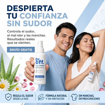 DR OFF ANTISUDORAL™ 24H | Protección Total Cuerpo 🛡️ | ENVÍO GRATIS GUATEMALA