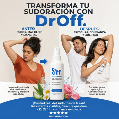 DR OFF ANTISUDORAL™ 24H | Protección Total Cuerpo 🛡️ | ENVÍO GRATIS GUATEMALA