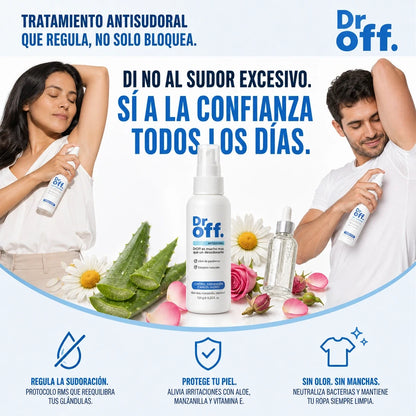 DR OFF ANTISUDORAL™ 24H | Protección Total Cuerpo 🛡️ | ENVÍO GRATIS GUATEMALA