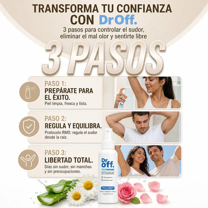 DR OFF ANTISUDORAL™ 24H | Protección Total Cuerpo 🛡️ | ENVÍO GRATIS GUATEMALA