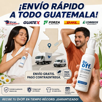 DR OFF ANTISUDORAL™ 24H | Protección Total Cuerpo 🛡️ | ENVÍO GRATIS GUATEMALA