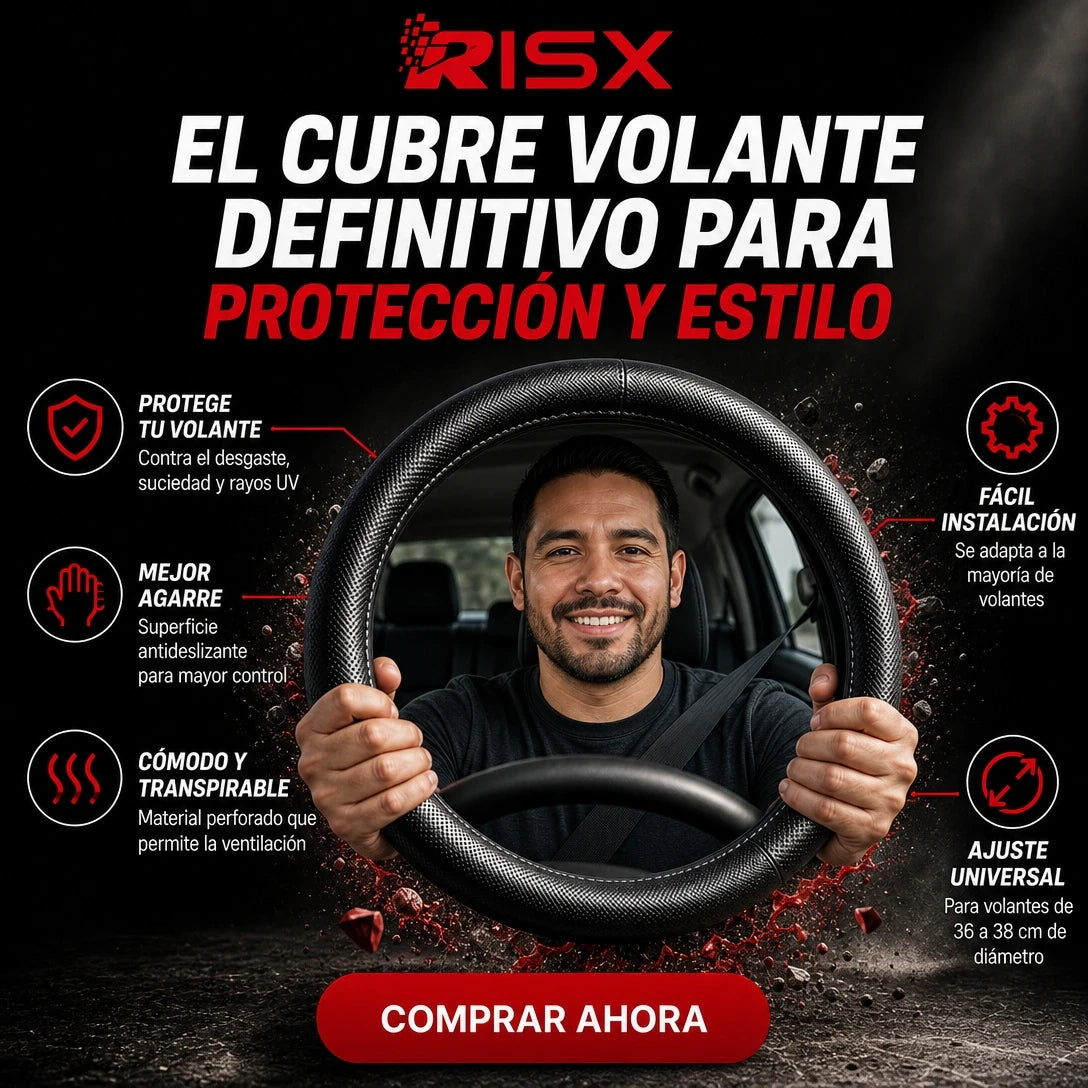 CUBRE VOLANTE PREMIUM ANTIDESLIZANTE 🚗✨ — MÁS COMODIDAD Y MEJOR AGARRE AL MANEJAR 🇬🇹🔥