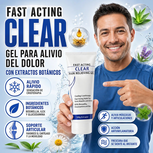 CLEARZAL GEL REFRESCANTE 100G ❄️⚡ ALIVIO Y FRESCURA PARA MÚSCULOS CANSADOS — ¡ENVÍO GRATIS!