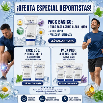 CLEARZAL GEL REFRESCANTE 100G ❄️⚡ ALIVIO Y FRESCURA PARA MÚSCULOS CANSADOS — ¡ENVÍO GRATIS!