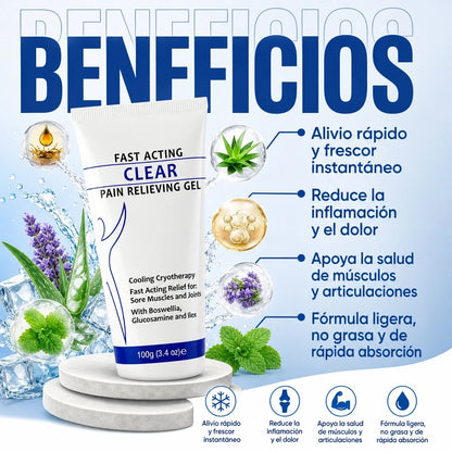 CLEARZAL GEL REFRESCANTE 100G ❄️⚡ ALIVIO Y FRESCURA PARA MÚSCULOS CANSADOS — ¡ENVÍO GRATIS!