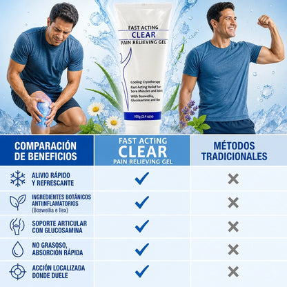 CLEARZAL GEL REFRESCANTE 100G ❄️⚡ ALIVIO Y FRESCURA PARA MÚSCULOS CANSADOS — ¡ENVÍO GRATIS!
