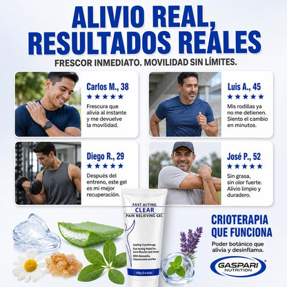 CLEARZAL GEL REFRESCANTE 100G ❄️⚡ ALIVIO Y FRESCURA PARA MÚSCULOS CANSADOS — ¡ENVÍO GRATIS!