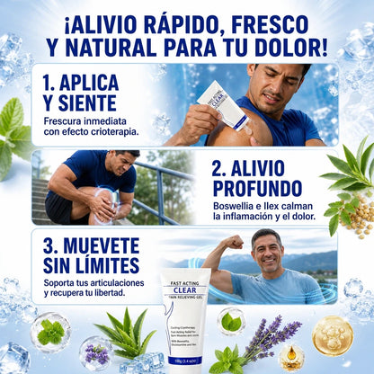 CLEARZAL GEL REFRESCANTE 100G ❄️⚡ ALIVIO Y FRESCURA PARA MÚSCULOS CANSADOS — ¡ENVÍO GRATIS!