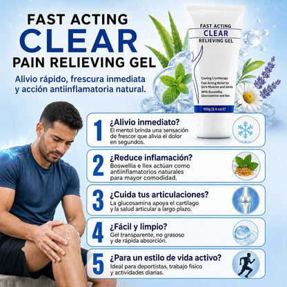 CLEARZAL GEL REFRESCANTE 100G ❄️⚡ ALIVIO Y FRESCURA PARA MÚSCULOS CANSADOS — ¡ENVÍO GRATIS!