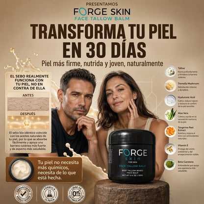 FORGE SKIN™ CREMA ANTIENVEJECIMIENTO 🧔✨ | ENVÍO GRATIS A TODO GUATEMALA
