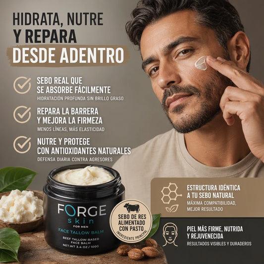 FORGE SKIN™ CREMA ANTIENVEJECIMIENTO 🧔✨ | ENVÍO GRATIS A TODO GUATEMALA