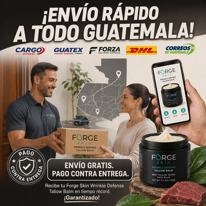 FORGE SKIN™ CREMA ANTIENVEJECIMIENTO 🧔✨ | ENVÍO GRATIS A TODO GUATEMALA