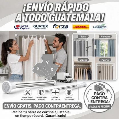BARRA EXPANSIVA TELESCÓPICA PRO™ 🚀 | SECADO RÁPIDO + ORGANIZACIÓN PERFECTA