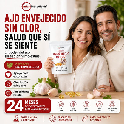 CÁPSULAS AJO ENVEJECIDO PREMIUM™ 💚 | SALUD CARDIOVASCULAR POTENCIADA