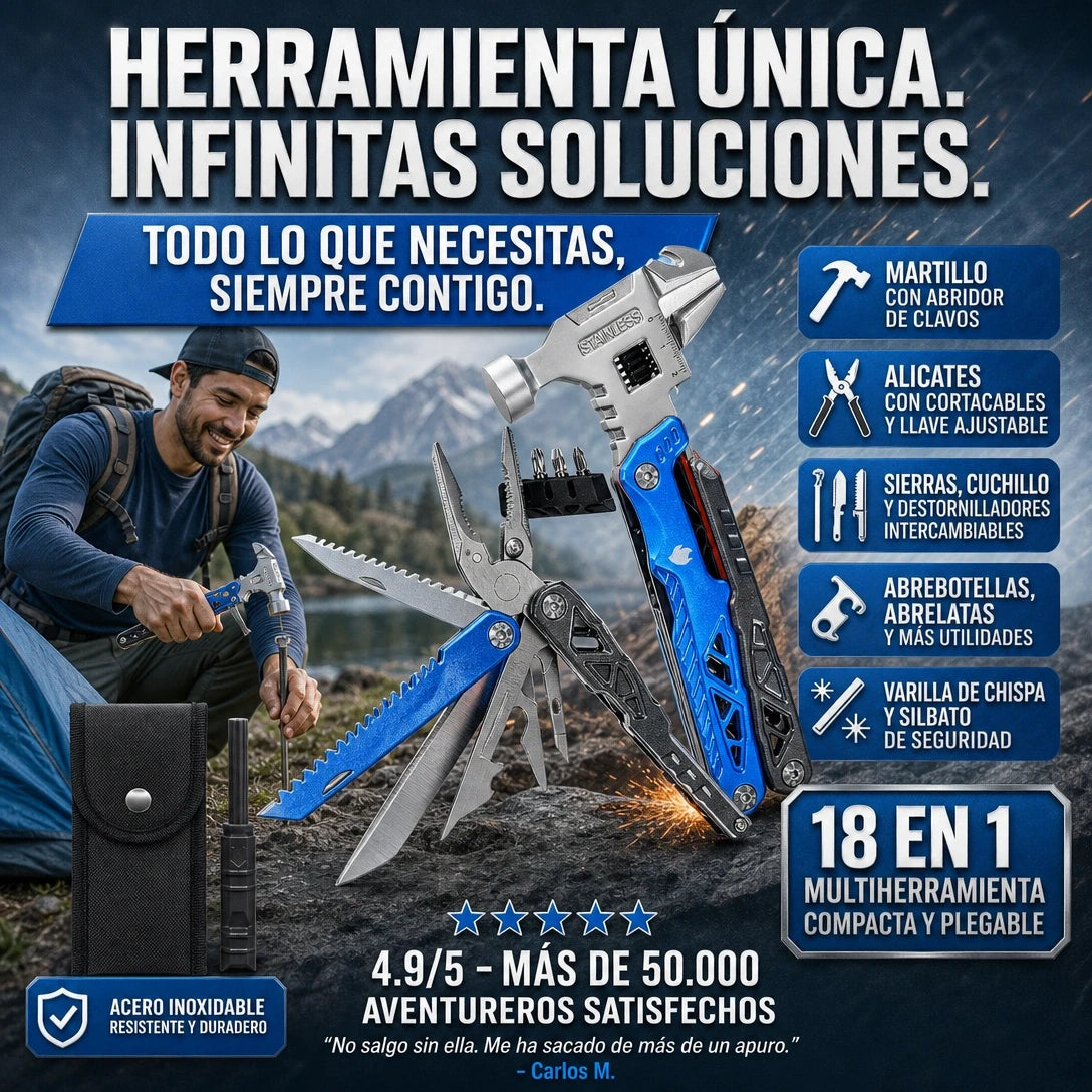 HERRAMIENTA 18 EN 1 TURBO™ | TODO EN TUS MANOS 🔧✨