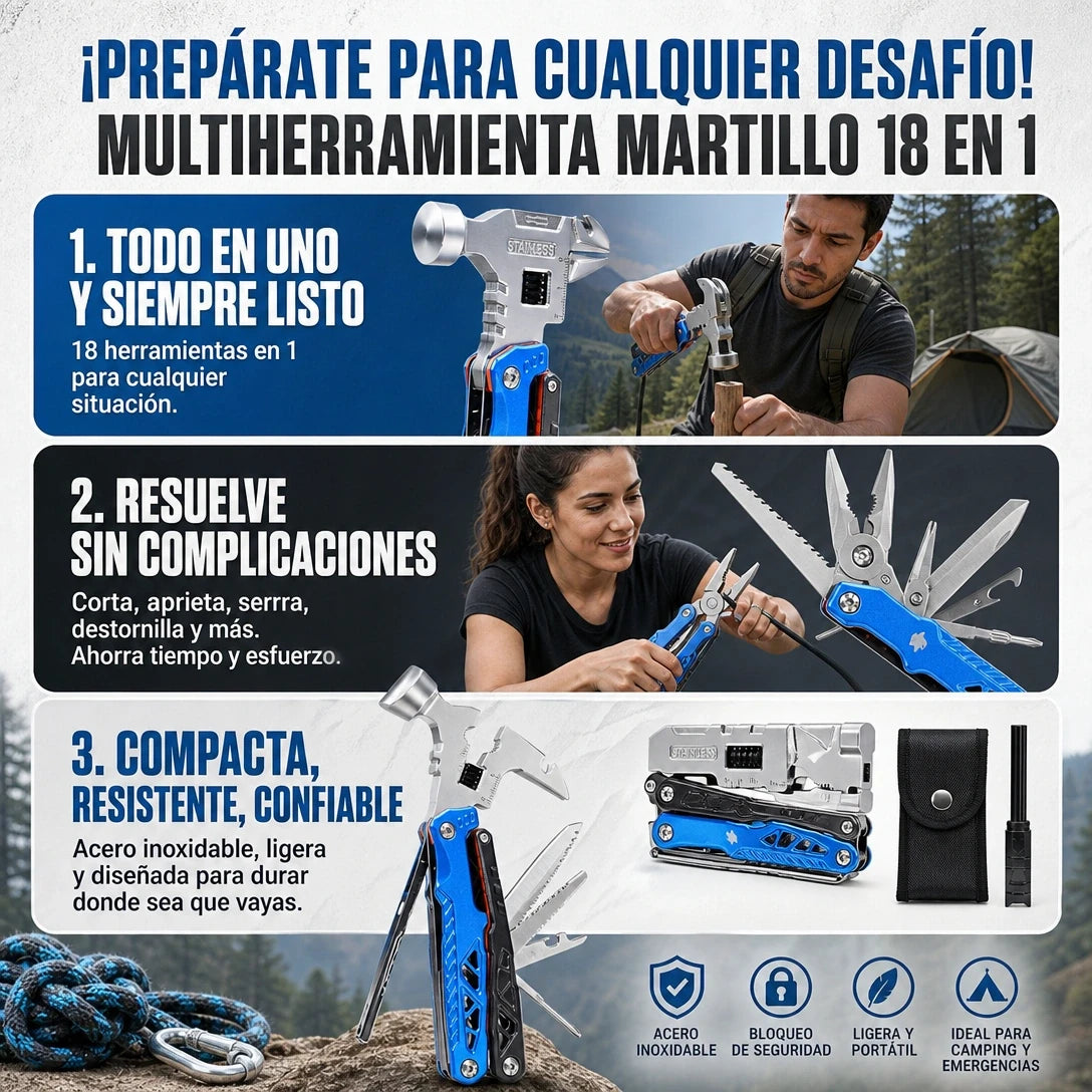 HERRAMIENTA 18 EN 1 TURBO™ | TODO EN TUS MANOS 🔧✨