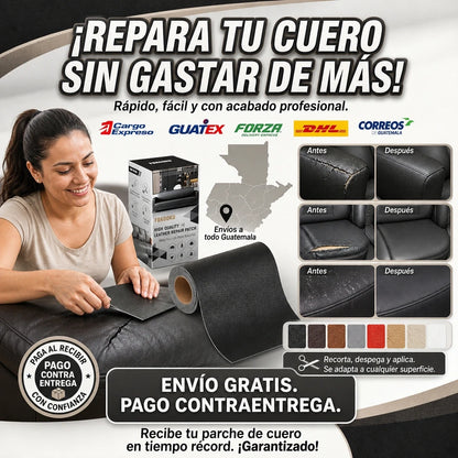 PARCHE DE CUERO REPARADOR™ 🛡️ | RESTAURA TUS PRENDAS EN SEGUNDOS