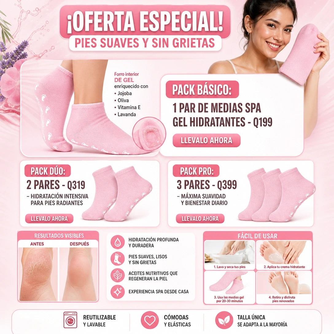 CALCETINES HIDRATANTES SPA GEL™ 🧦✨ | OFERTA ESPECIAL